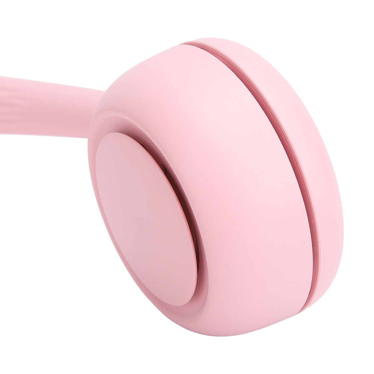 Fanless Hanging Neck Fan Adjustable USB Charging Silent Sports Fan for Home School OutdoorPink 2000mAh