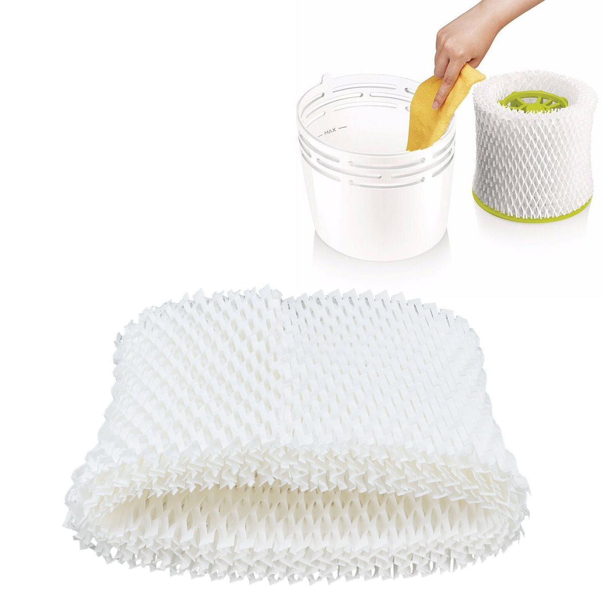 Air Humidifier Filter Accessory Wood Pulp Paper Fit for Phillips HU4706‑01/02/03 HU4136