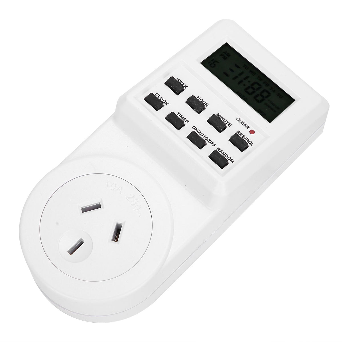 Timer Switch Plug Intelligent Programmable Outlet Timer Socket for Electrical Appliance(TST01AU Plug 240V)