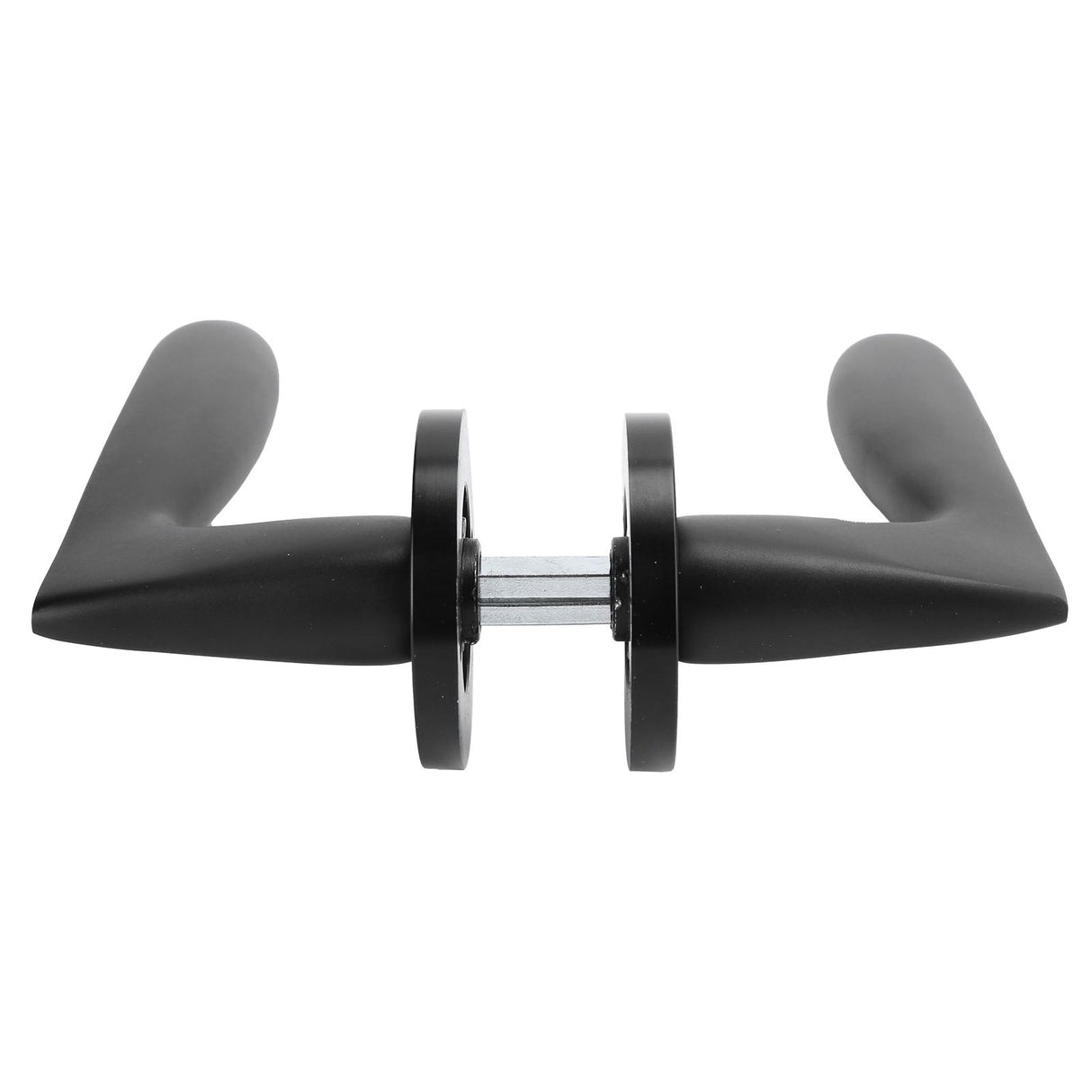 Entry Door Handle Lock Locking Lever Handle Set Reversible for Right Left Sided DoorsK Style