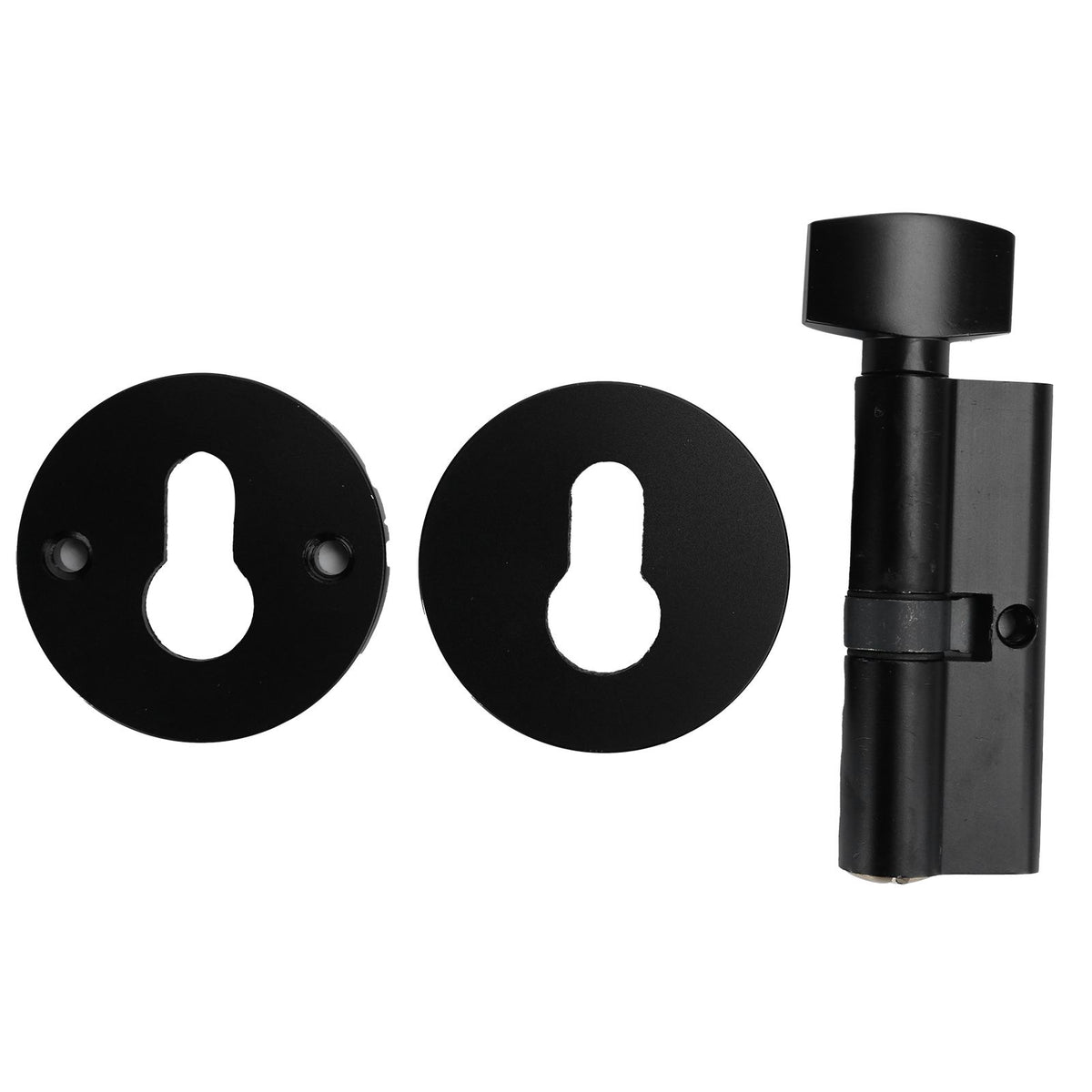 Entry Door Handle Lock Locking Lever Handle Set Reversible for Right Left Sided DoorsK Style