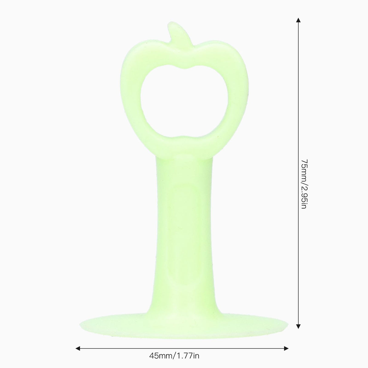 6PCS Door Stopper Anti‑Collision Silicone Wall Protection Home Bathroom Supplies Green