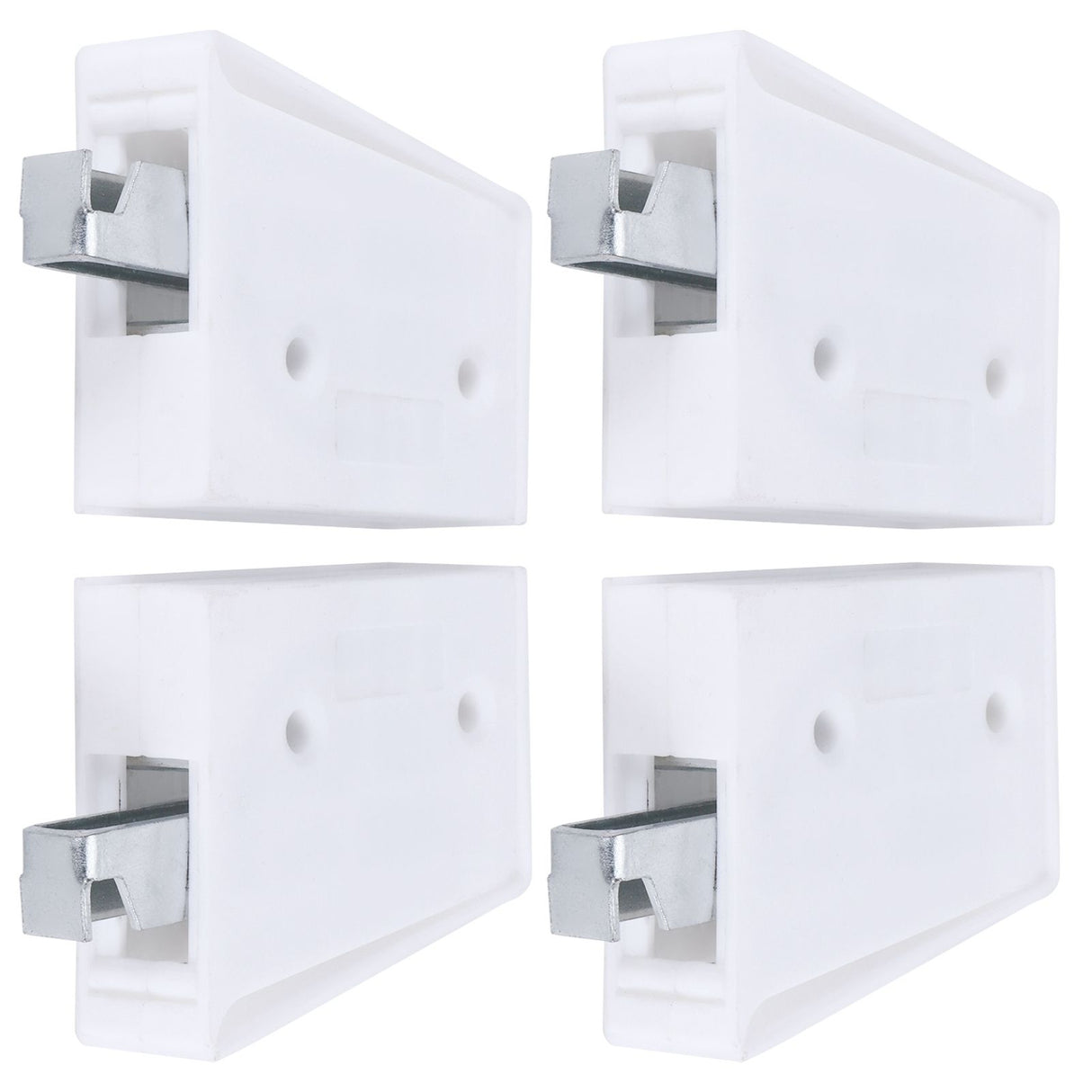 2Set Adjustable Cabinet Hanger with Mounting Plate Cupboard Furniture Hardware Parts