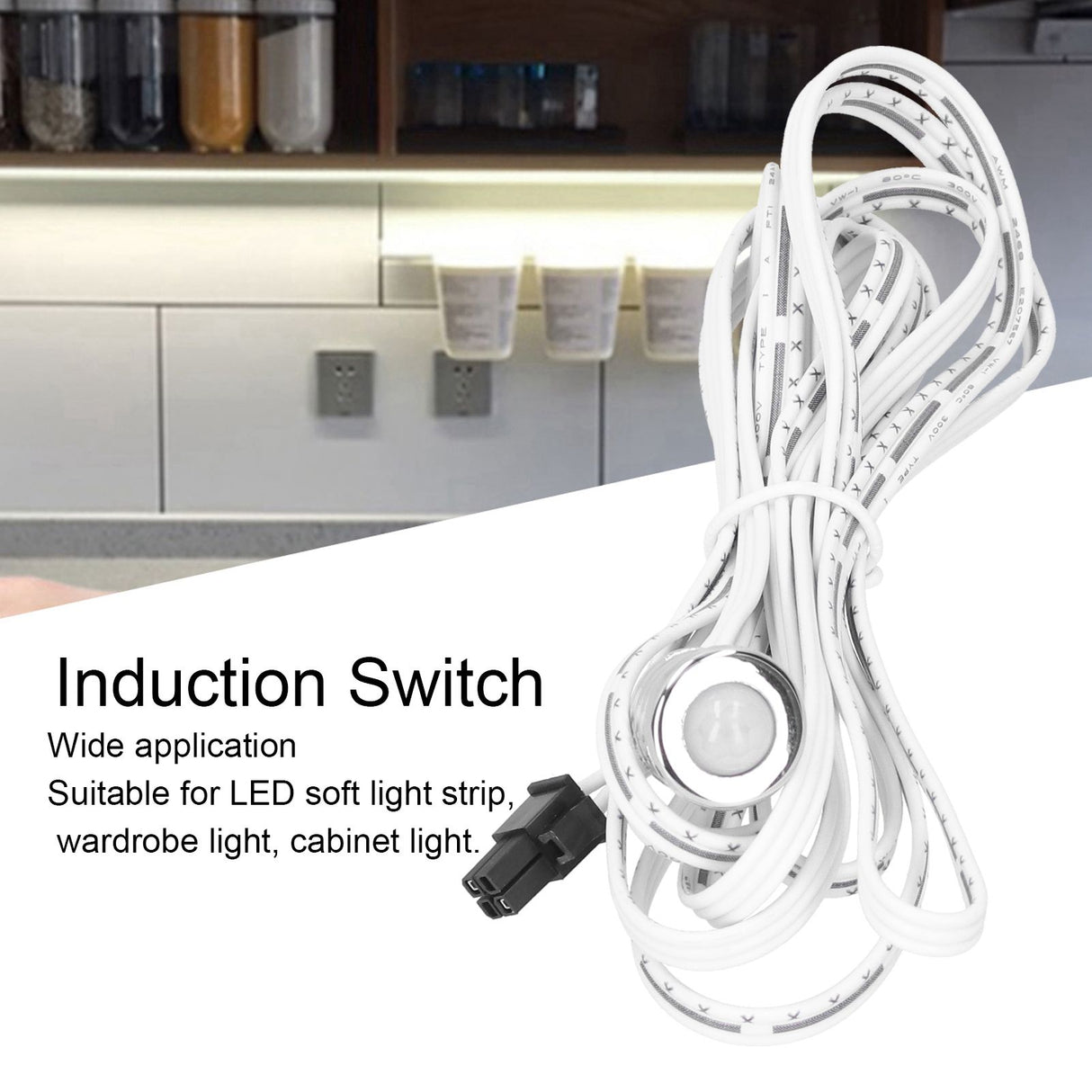 External Sensor Human Body Sensing Switch for LED Cabinet Lights Wardrobe Lamps
