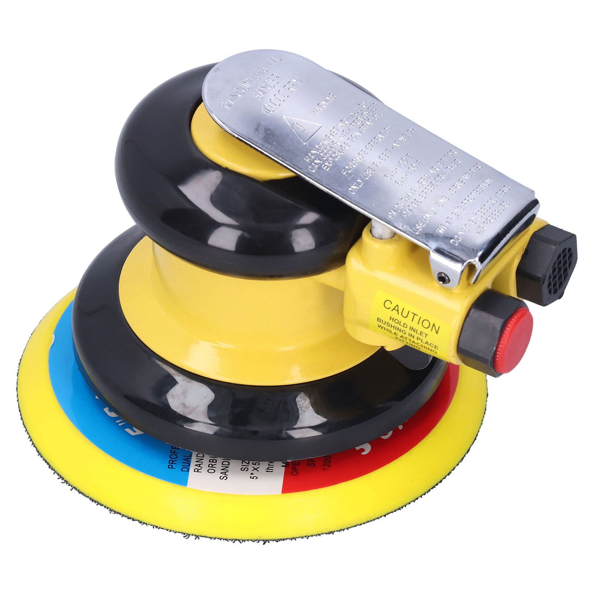 5in Pneumatic Polisher Air Sander 10000RPM Grinding Sanding Machine for Wood Metal Fiberglass