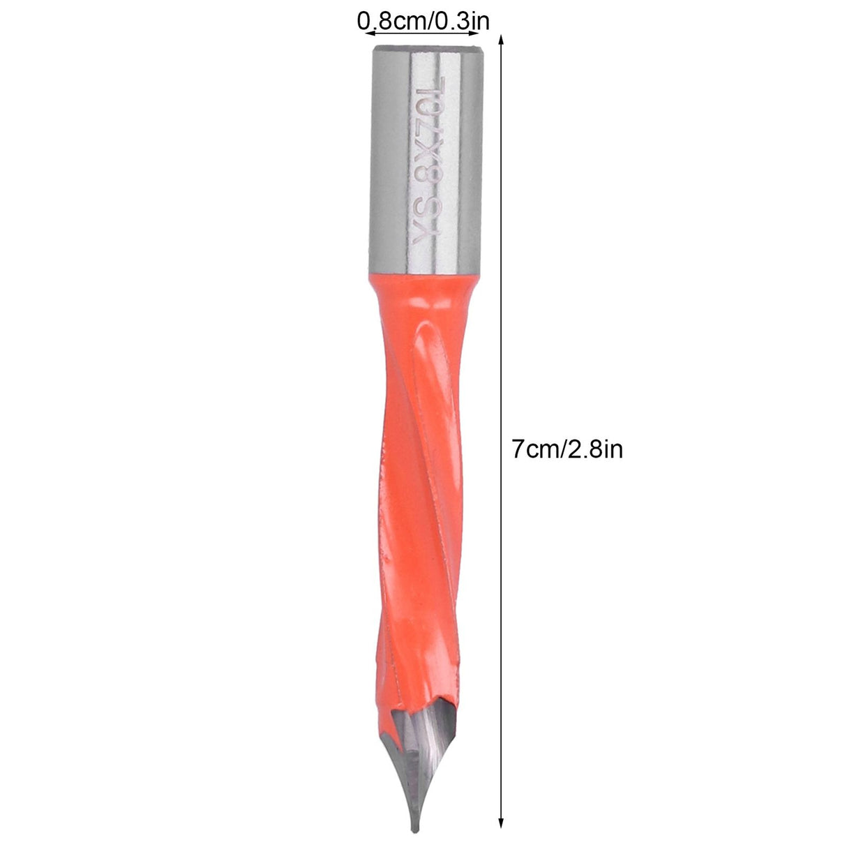 Woodworking Drill Bit 1/2 Carbon Steel Alloy Punching Drilling Tool Bit Carpentry Tool8x70L