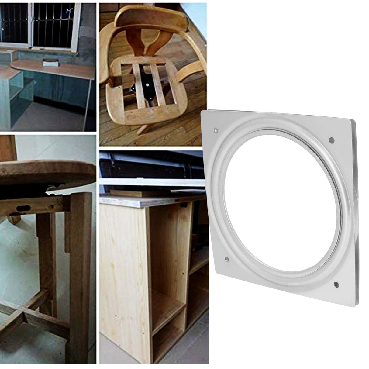 360 Degree Rotating Plate Base Bar Stool Chair Turntable Bearing Furniture Hardware 155mm