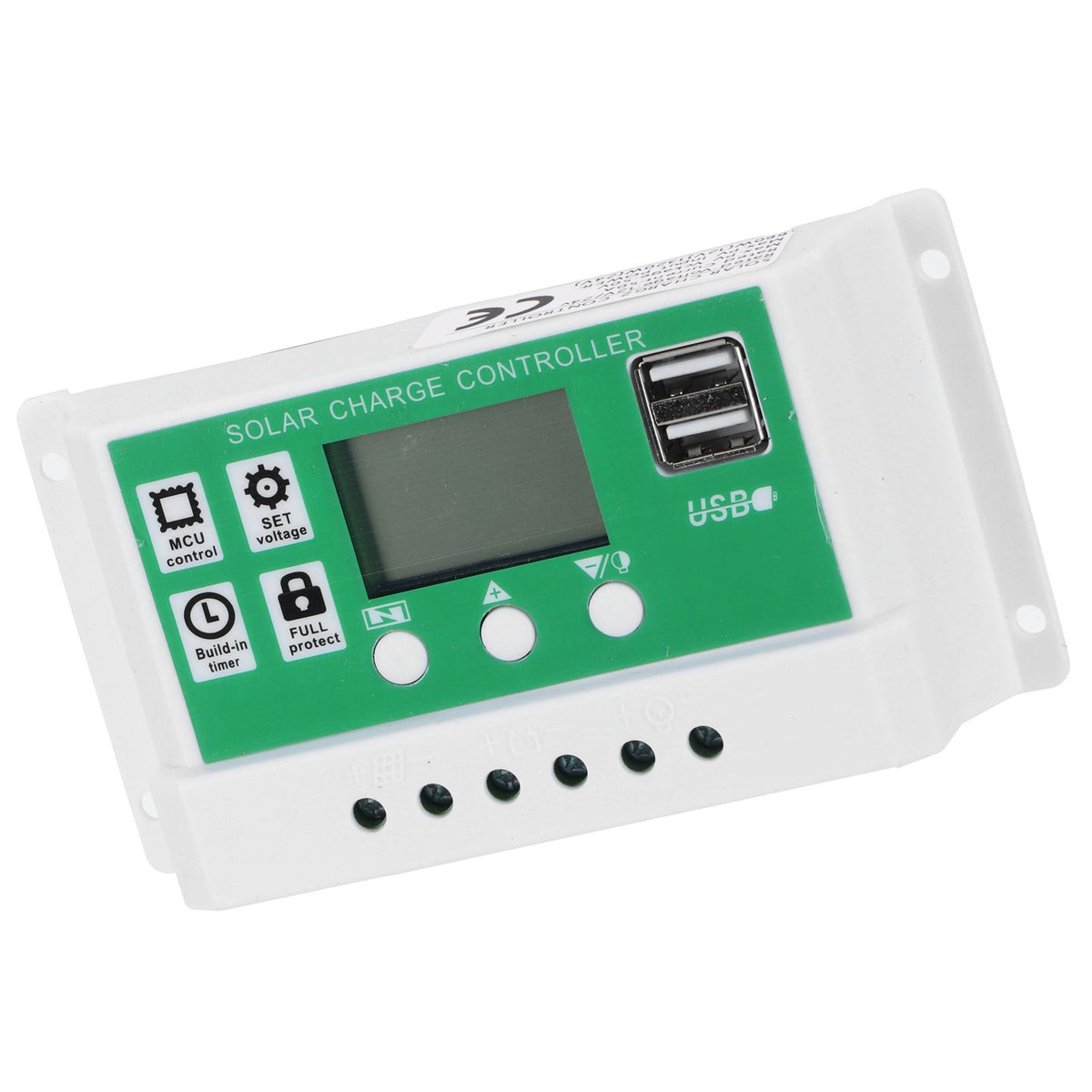 50A Solar Charge Controller LCD Display Adjustable 12V 24V Solar Panel Regulator