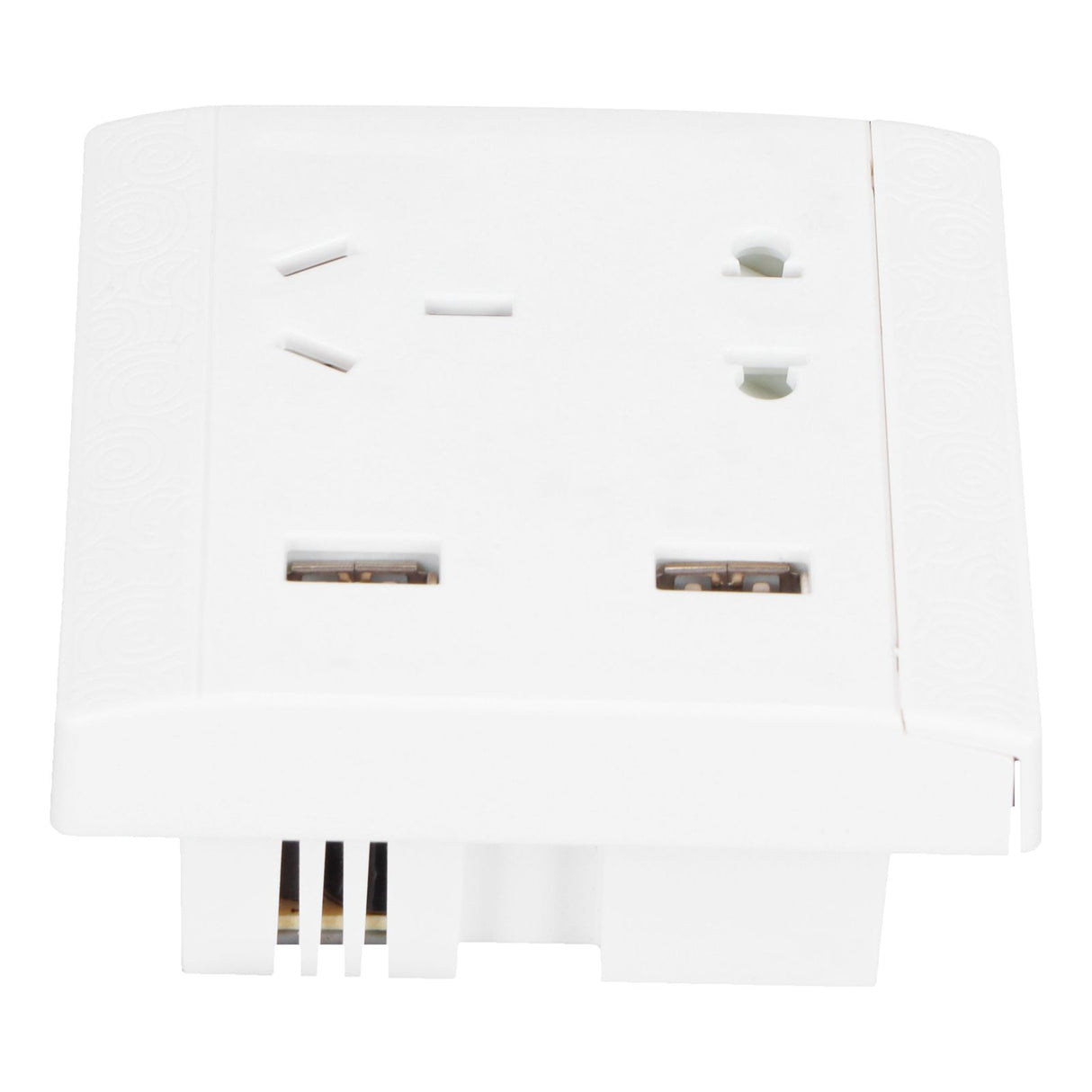 Multi-Functional Wall Power Outlet Socket with 2 USB Port 13A for Home Office AU Plug 110/220V