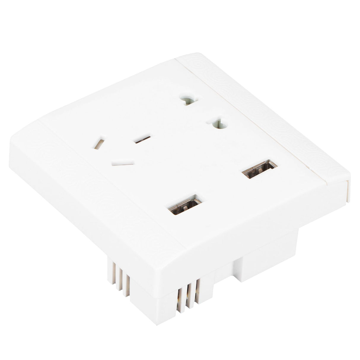 Multi-Functional Wall Power Outlet Socket with 2 USB Port 13A for Home Office AU Plug 110/220V