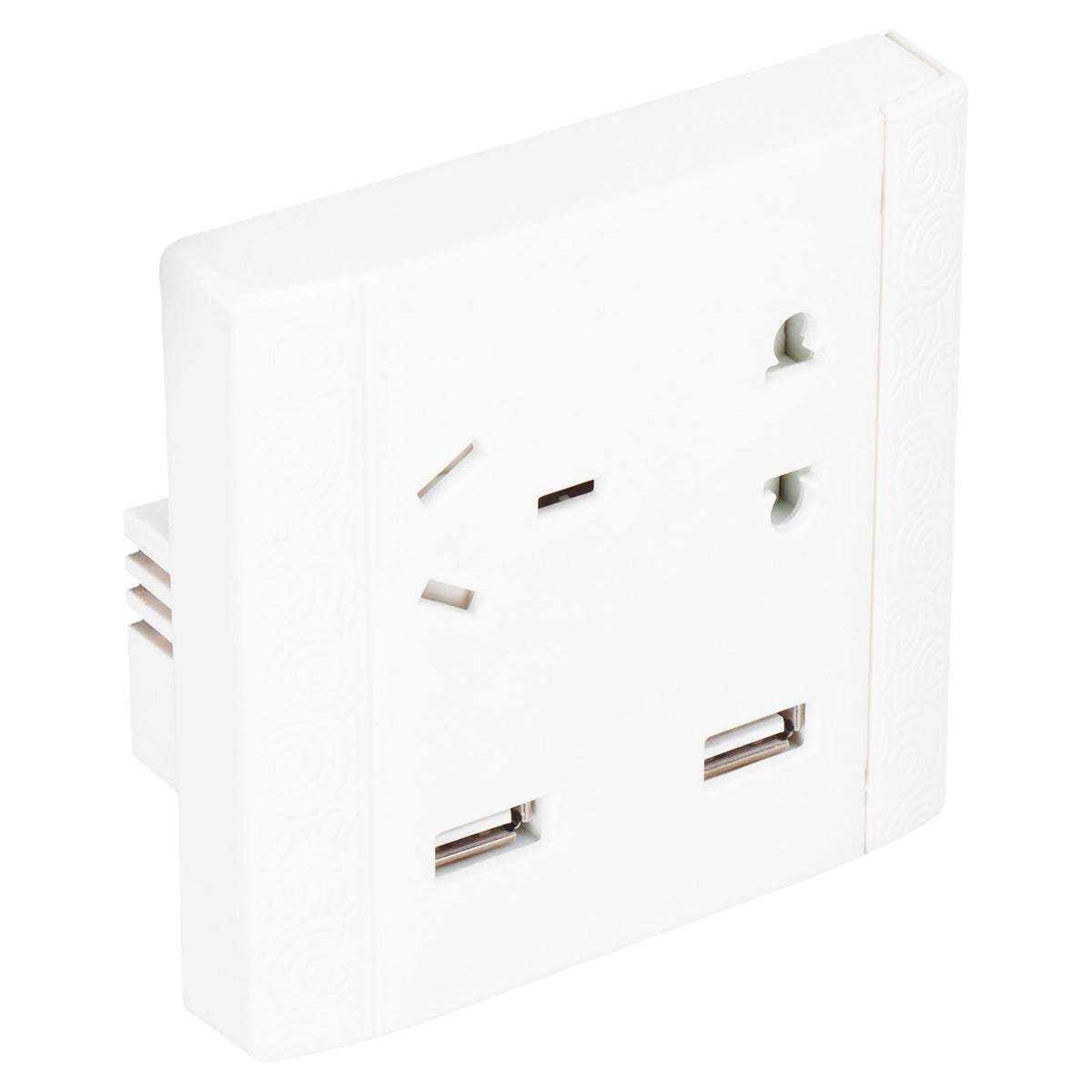 Multi-Functional Wall Power Outlet Socket with 2 USB Port 13A for Home Office AU Plug 110/220V