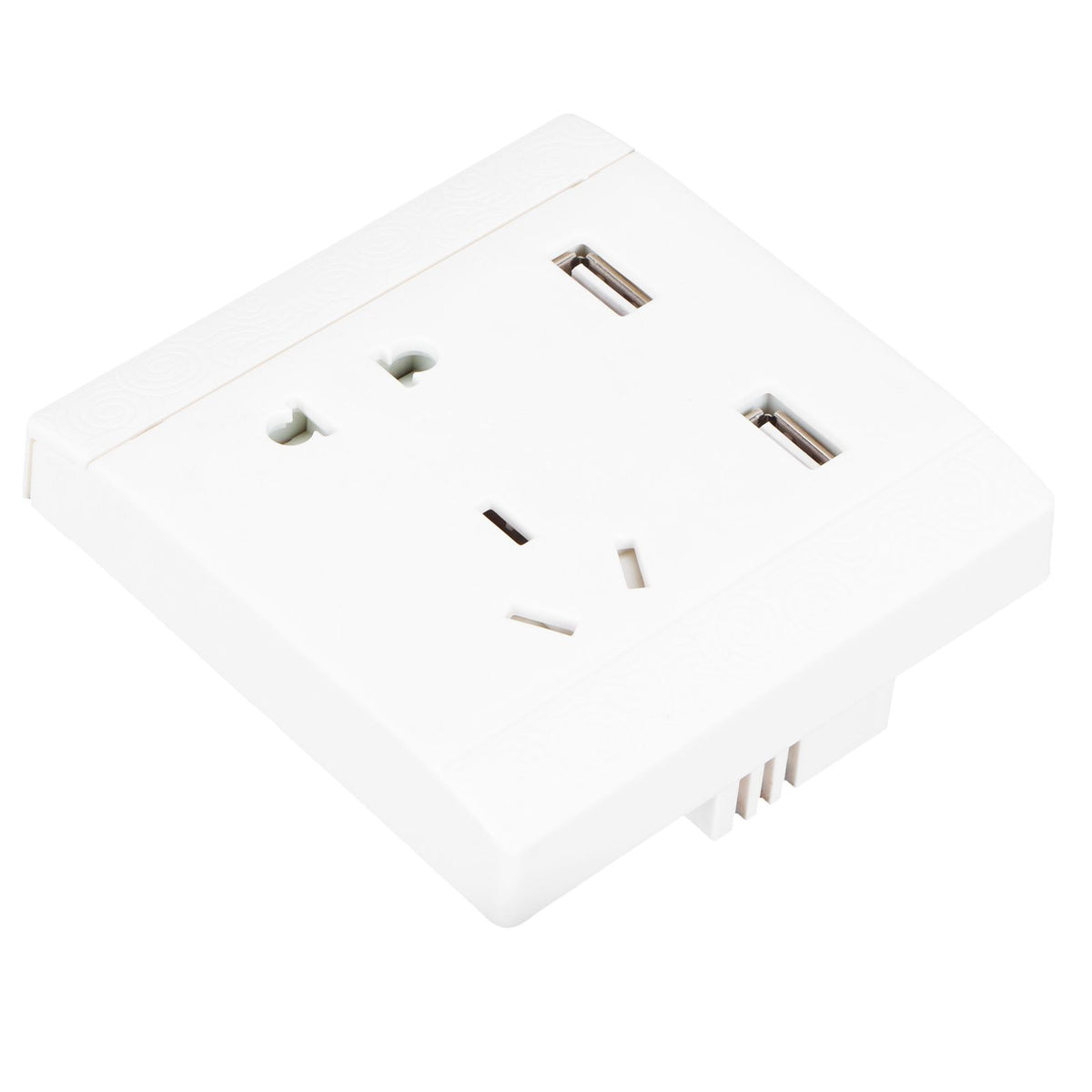 Multi-Functional Wall Power Outlet Socket with 2 USB Port 13A for Home Office AU Plug 110/220V
