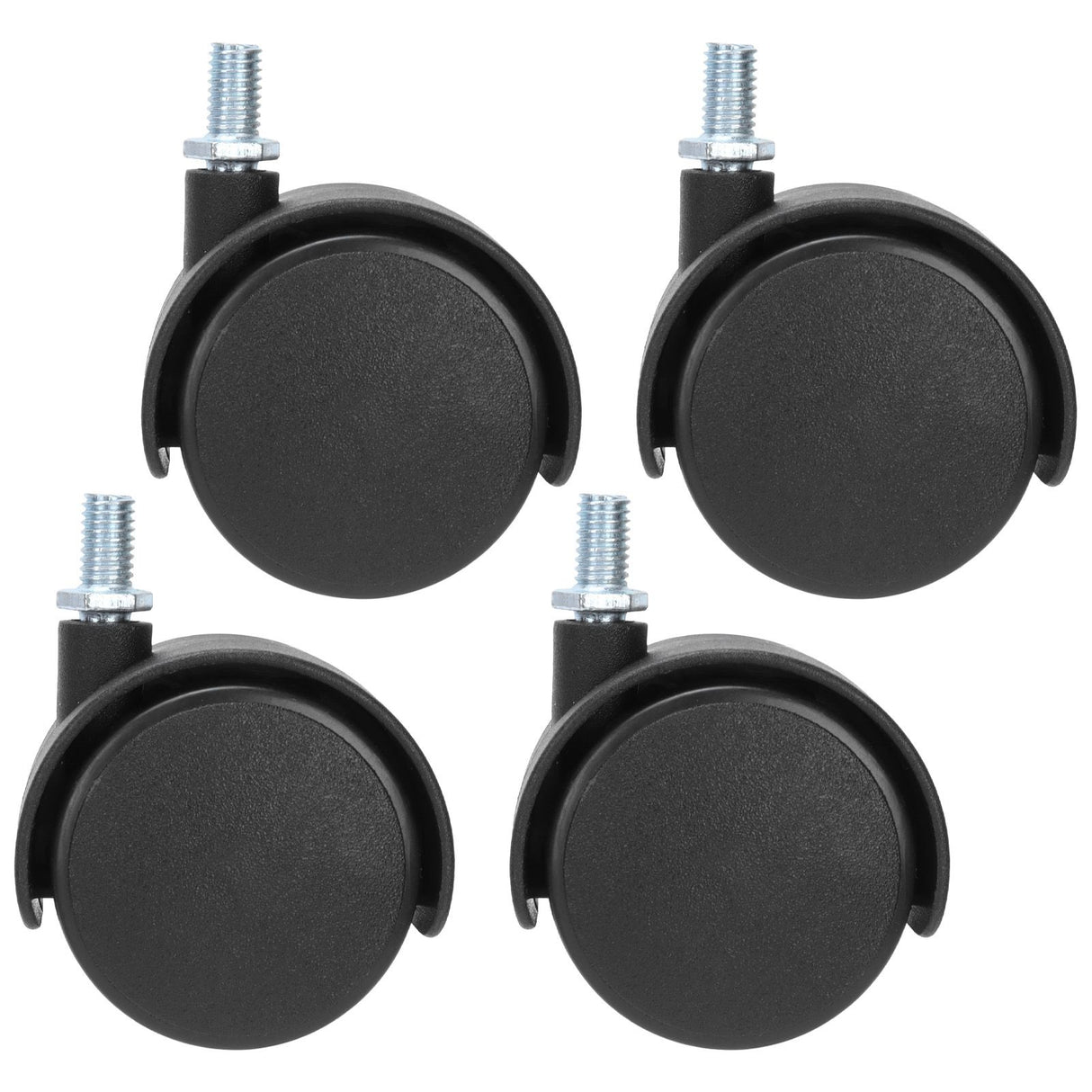 4Pcs 2in Caster Waterproof 360 Degree Rotatable Universal Wheels for Cabinet Trolley