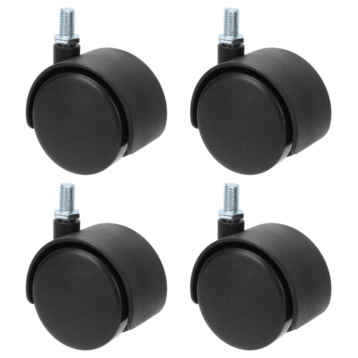 4Pcs 2in Caster Waterproof 360 Degree Rotatable Universal Wheels for Cabinet Trolley
