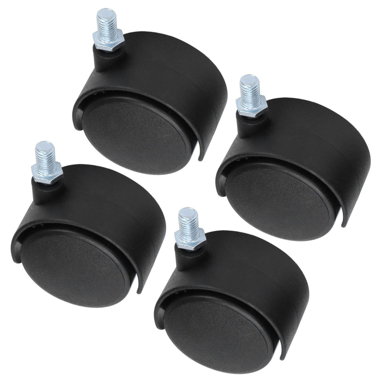 4Pcs 2in Caster Waterproof 360 Degree Rotatable Universal Wheels for Cabinet Trolley