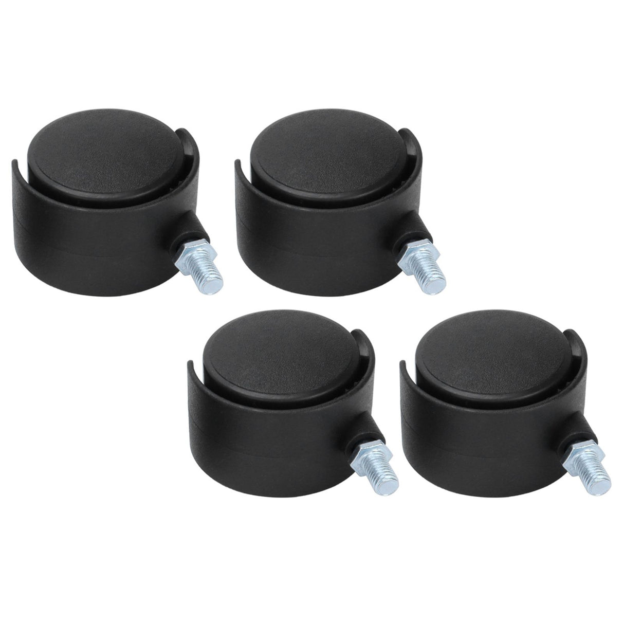 4Pcs 2in Caster Waterproof 360 Degree Rotatable Universal Wheels for Cabinet Trolley