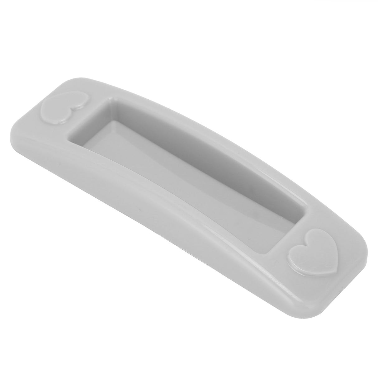 Gray NonDrill Glass Sliding Door Handle Paste Plastic Handle for Drawer Window Cabinet