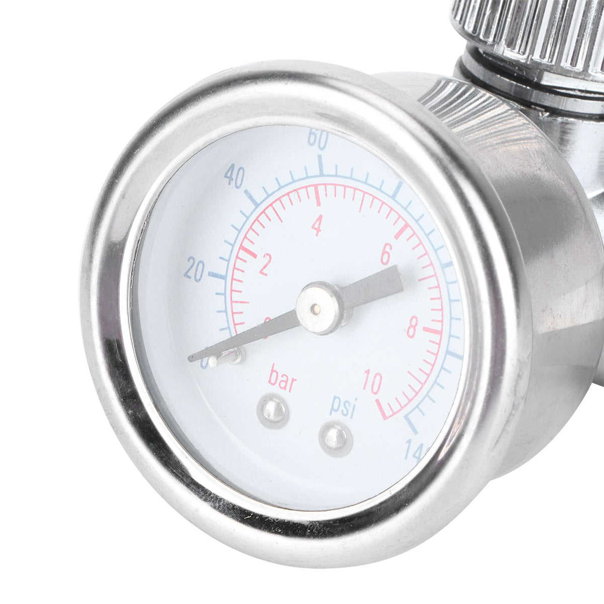 1/4in Spray Guns Air Pressure Regulator Pressure Regulating Adjusting Valve Gauge