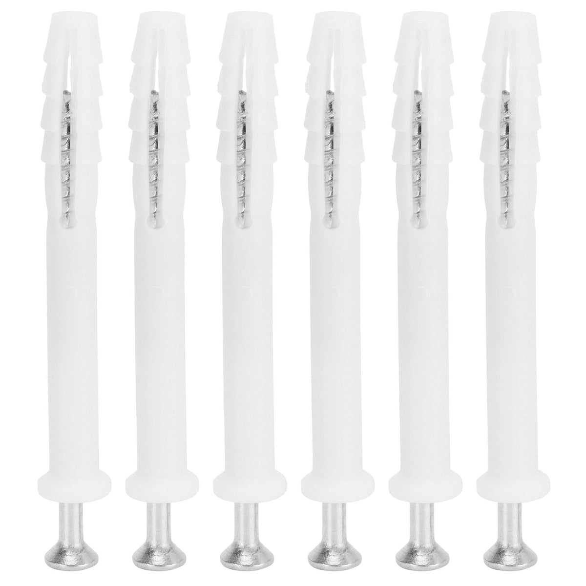 20Set Expansion Screw Tube Kit Cabinet Frame Fixing Wall Anchor Furniture Hardware
