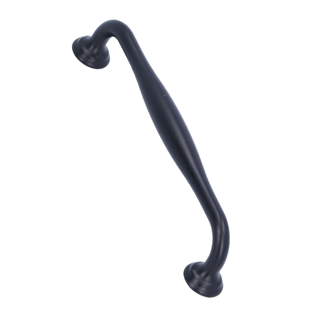 Zinc Alloy Handle Matte Black Cabinet Drawer Handle Bathroom/Wardrobe Door Hardware