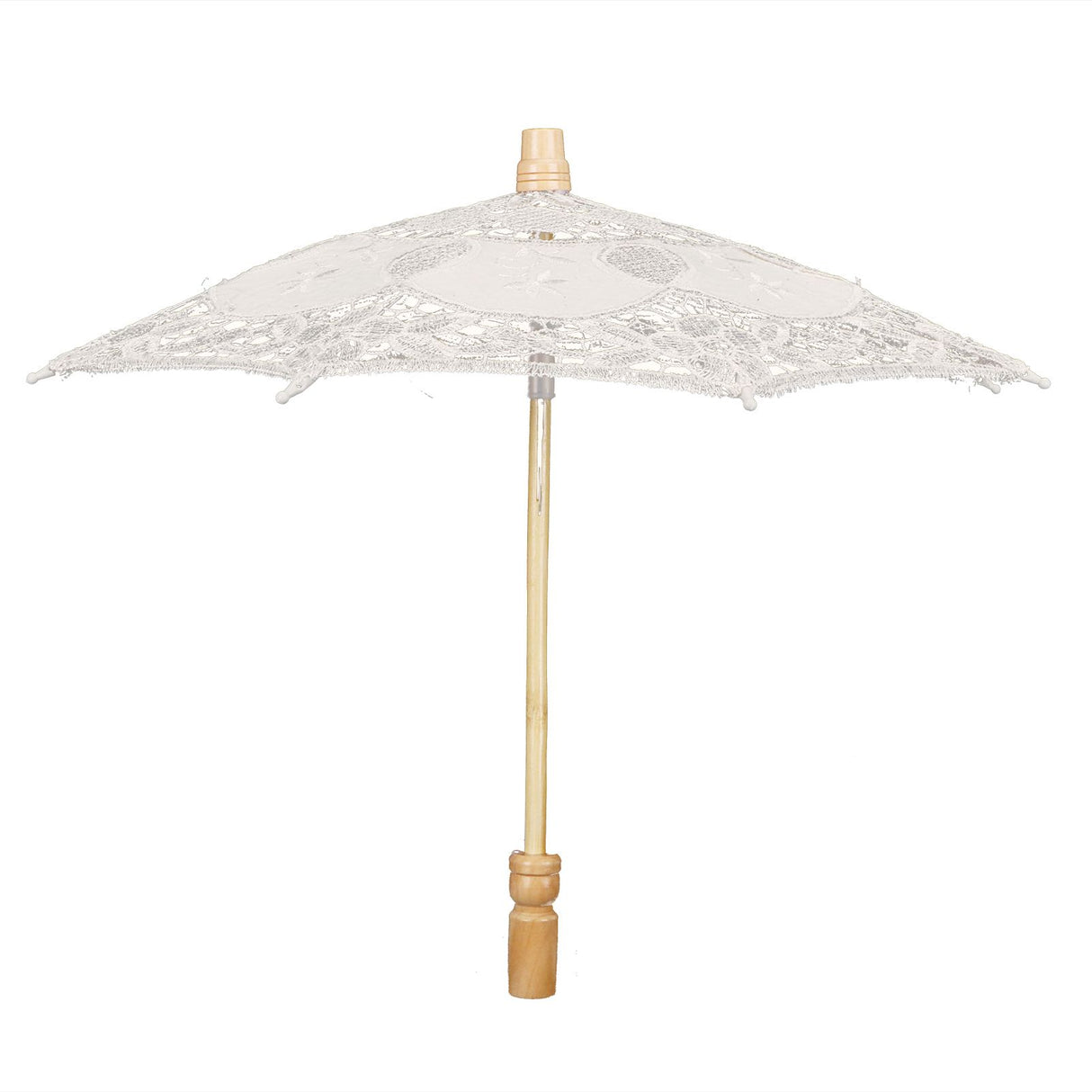 Lace Umbrella Wedding Bridal Parasol Umbrella for Photography Props Wedding SuppliesS Beige