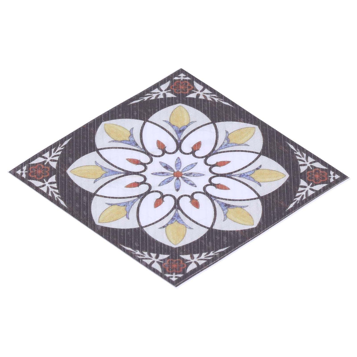 20PCS Self Adhesive Tile Diagonal Sticker Waterproof Tile Floor Wall Stickers Floor Decals