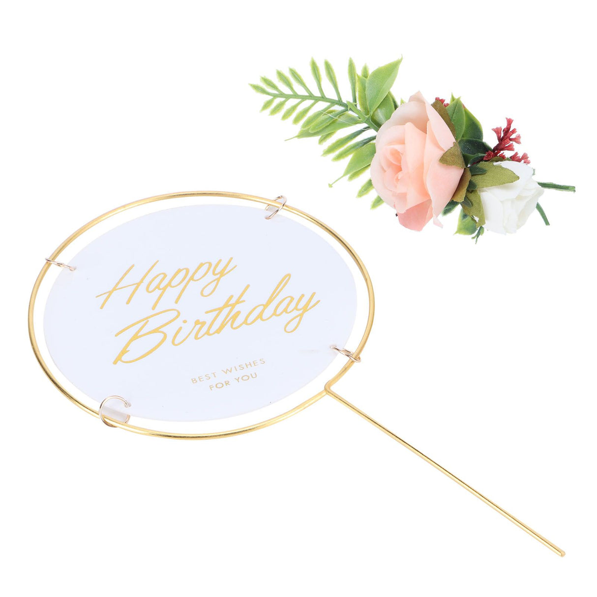 Metal Cake Inserts Round Cake Decoration Inserts Topper Birthday Cake Crafts Decoration