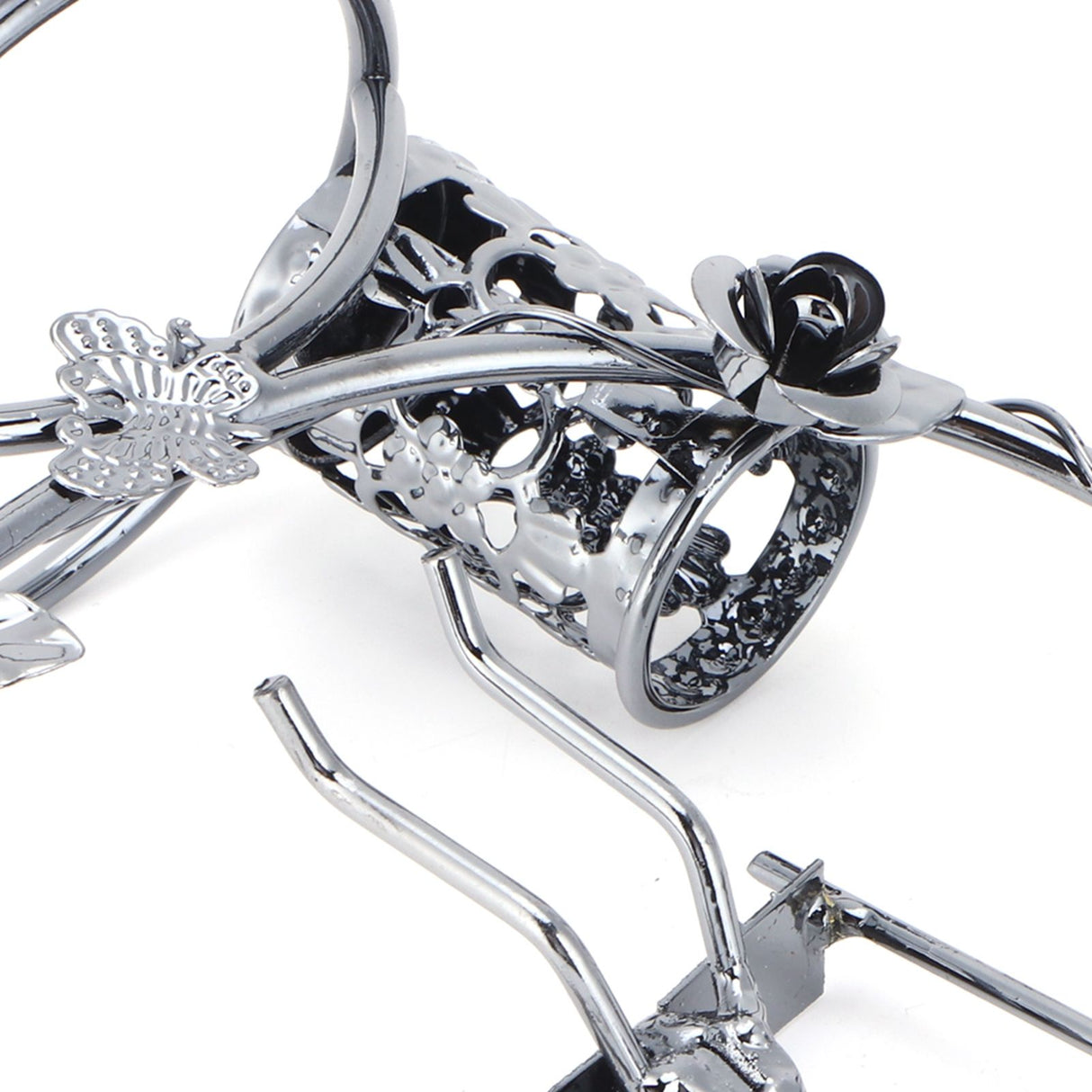Wrought Iron Swing Pen Holder Originality Home Tabletop Decoration for Business GiftsMan