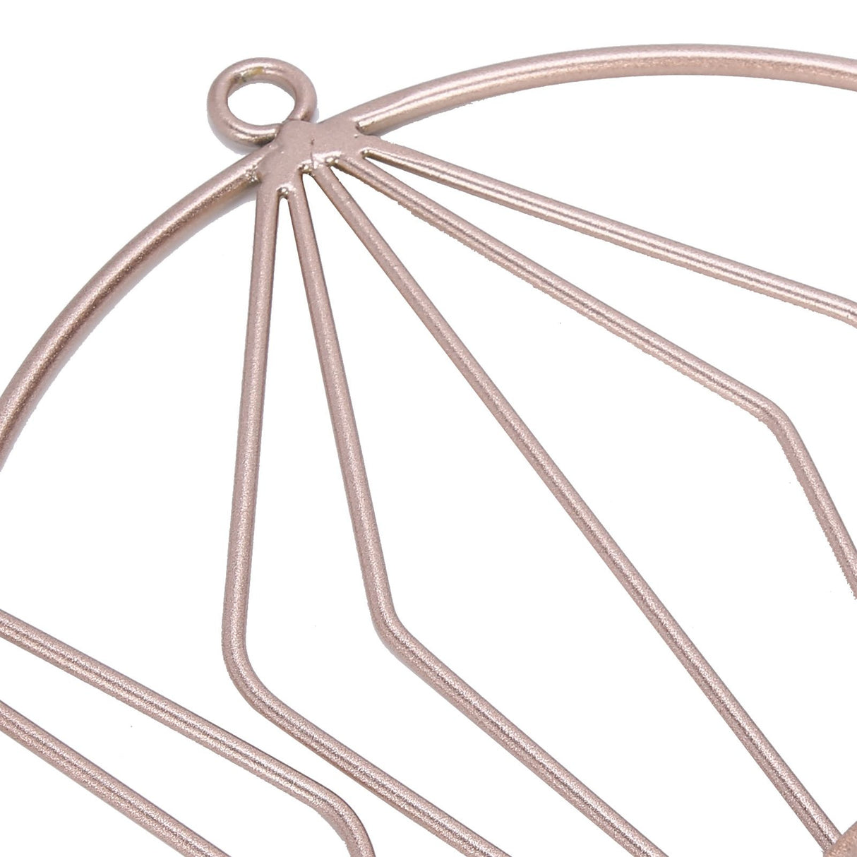 Candle Holder Innovative Geometric Round Wall Mounted Candlestick Ornament Rose Gold