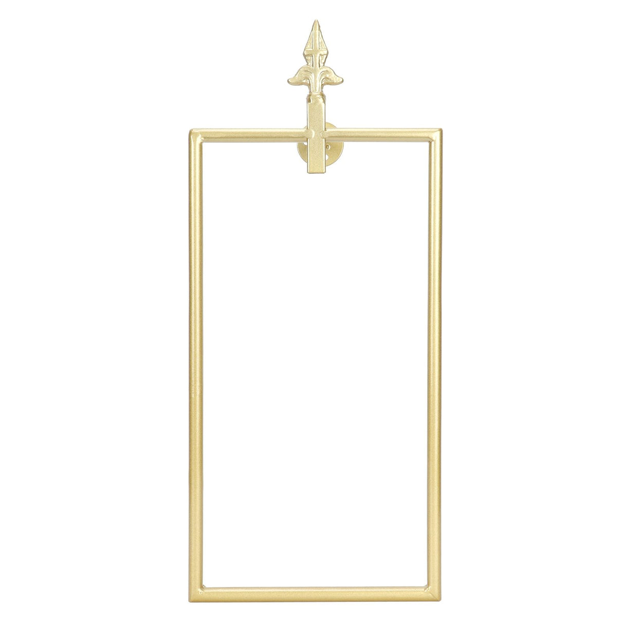 Towel Rack Nordic Style Wall Mounted Rectangular Towels Storage Ring Bathroom Accessory Gold
