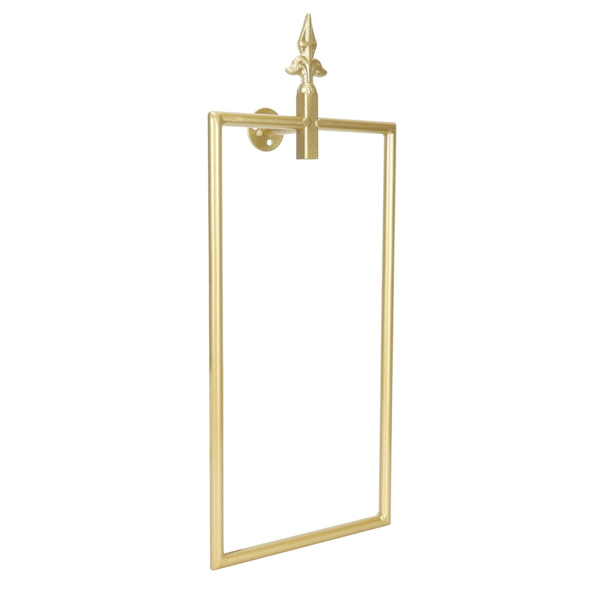Towel Rack Nordic Style Wall Mounted Rectangular Towels Storage Ring Bathroom Accessory Gold