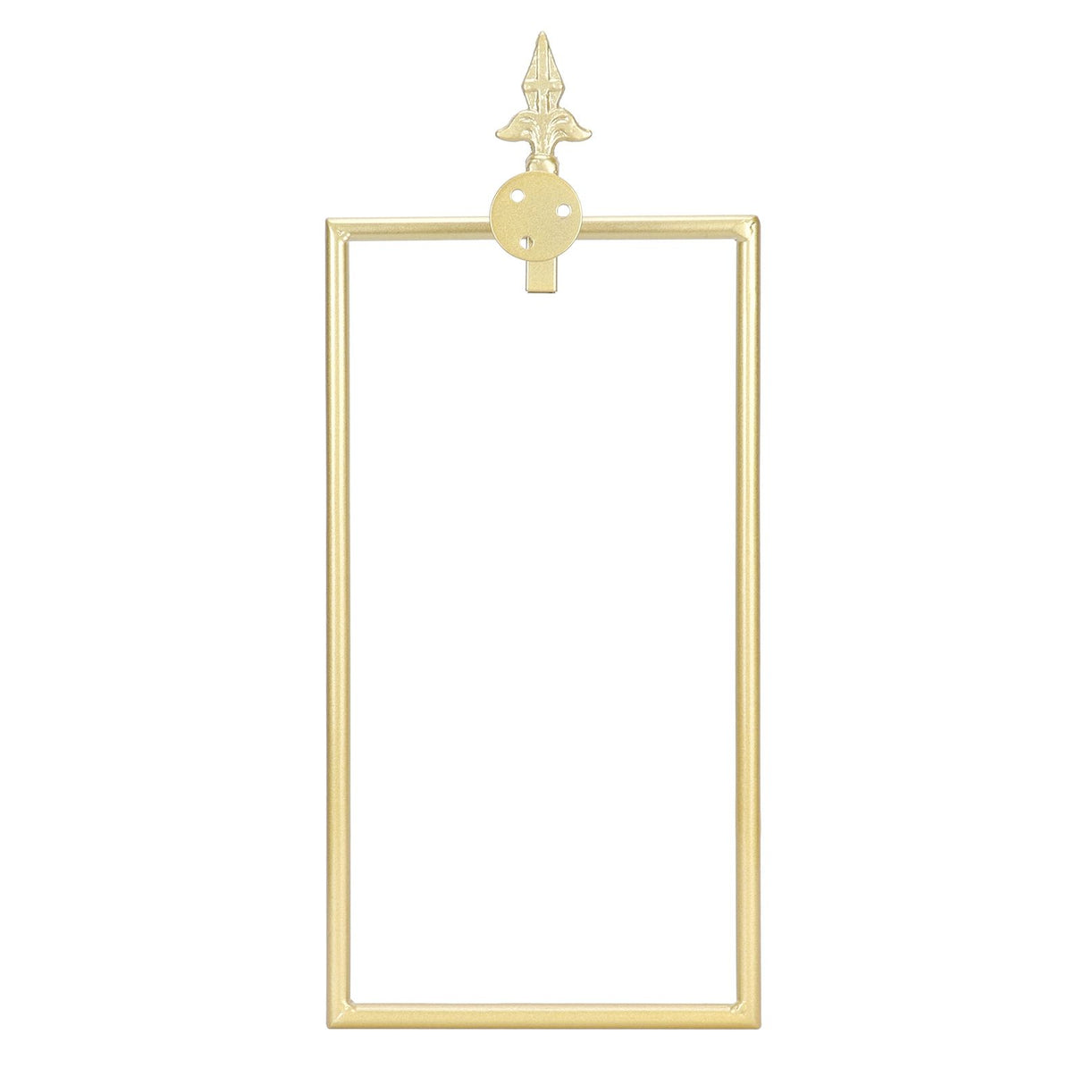 Towel Rack Nordic Style Wall Mounted Rectangular Towels Storage Ring Bathroom Accessory Gold