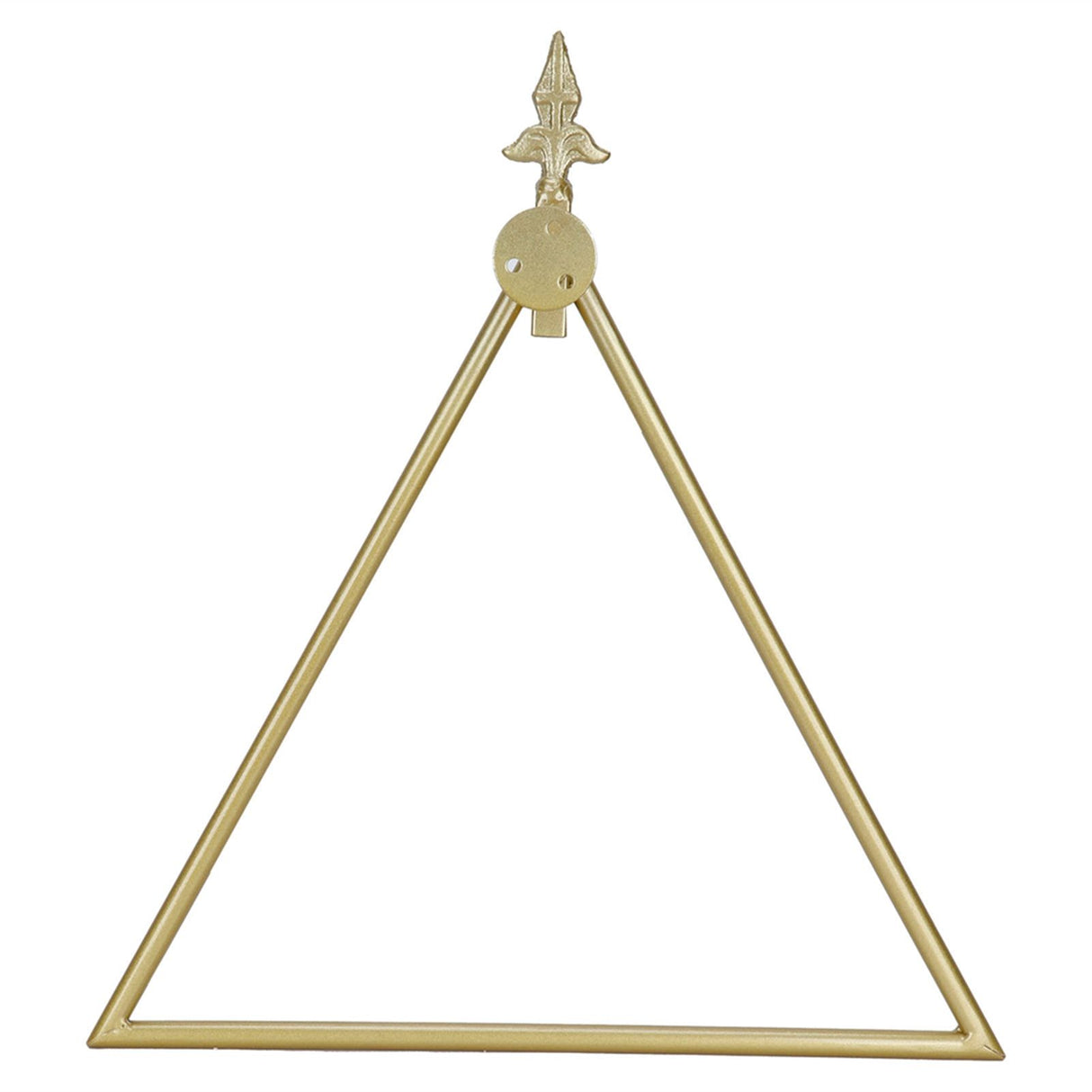 Wall Towel Rack Nordic Style Innovative Triangular Towel Holder Decoration for Bathroom Gold