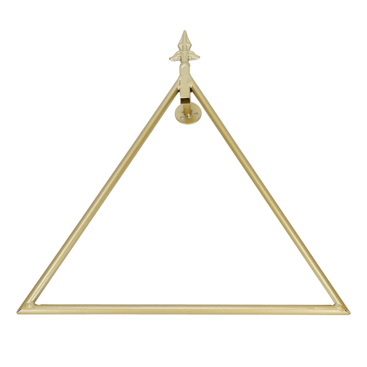 Wall Towel Rack Nordic Style Innovative Triangular Towel Holder Decoration for Bathroom Gold