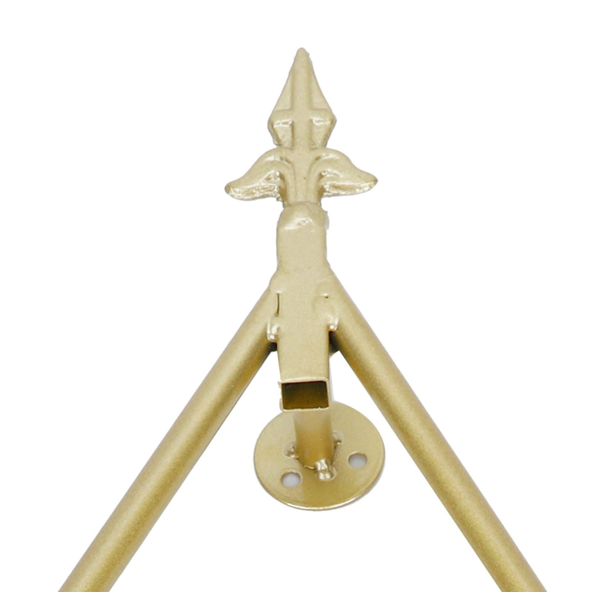 Wall Towel Rack Nordic Style Innovative Triangular Towel Holder Decoration for Bathroom Gold