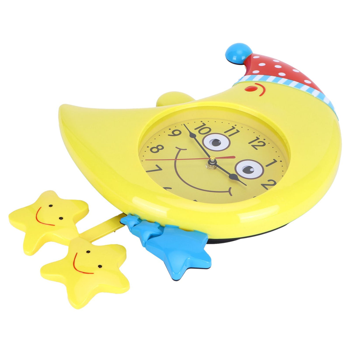 Wall Clock Cartoon Silent Non Ticking Decorative Wall Clock for Kid's Bedroom Studyroom Decor