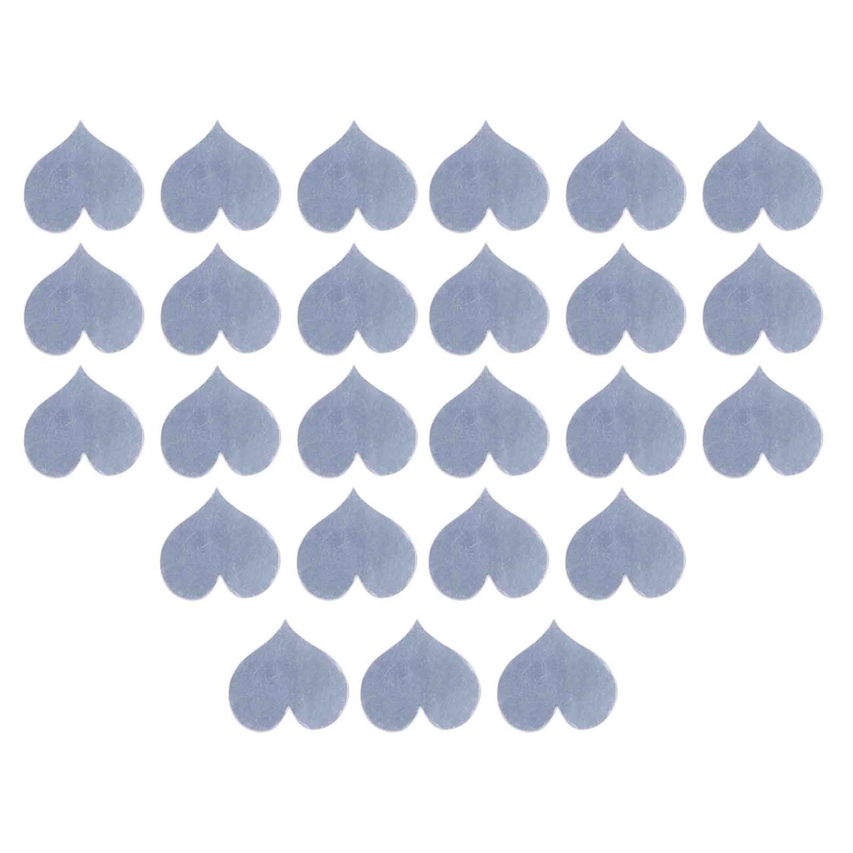 100PCS Self‑Adhesive Mirror Wall Stickers Heart Shape DIY Wall Decal for Home Bedroom Decor