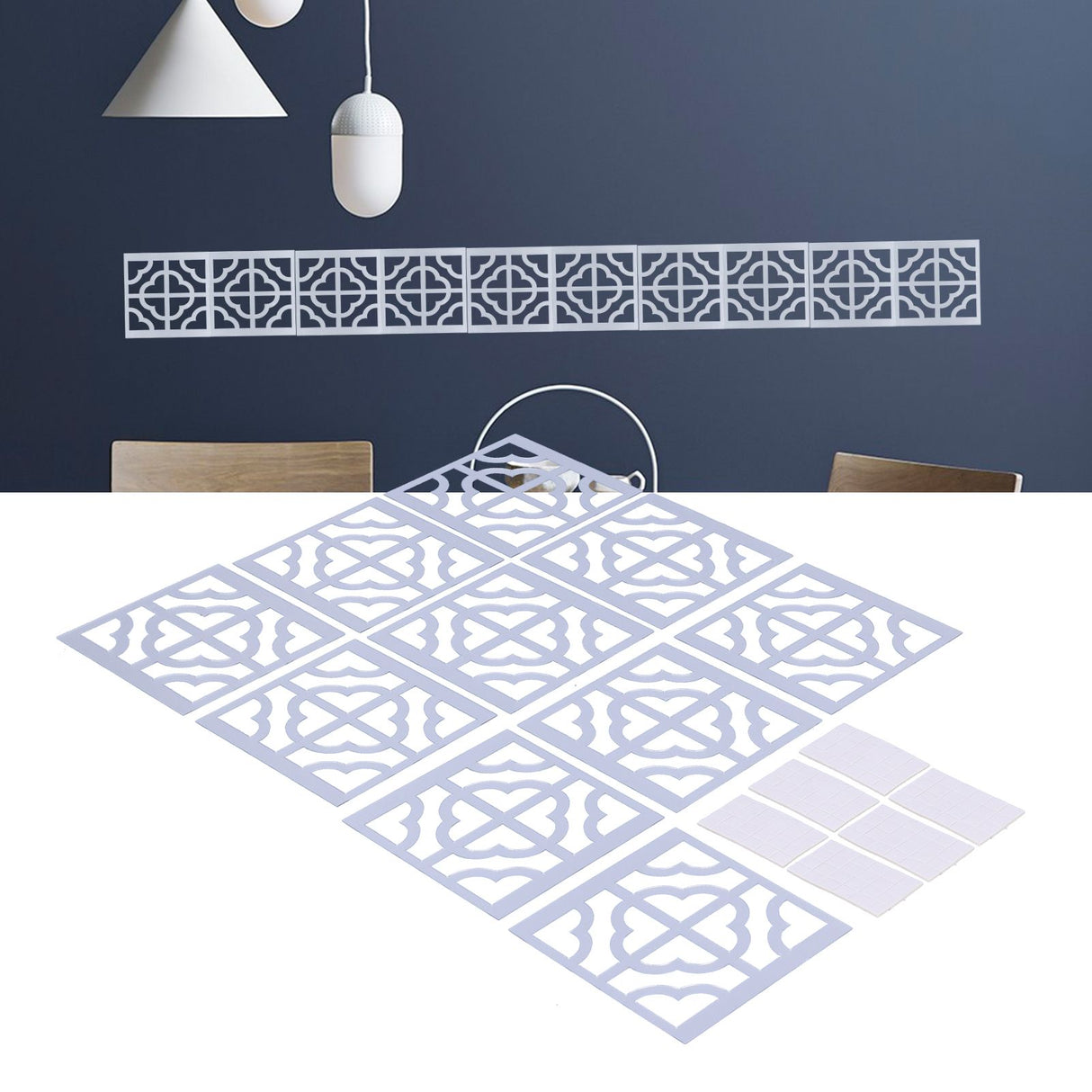 Wall Sticker DIY Mirror 3‑Dimensional Wall Decal Bedroom Sitting Room Background Decor