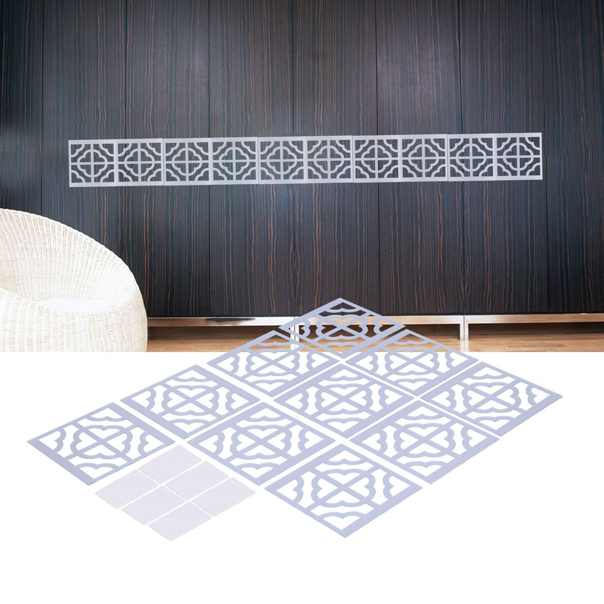 Wall Sticker DIY Mirror 3‑Dimensional Wall Decal Bedroom Sitting Room Background Decor