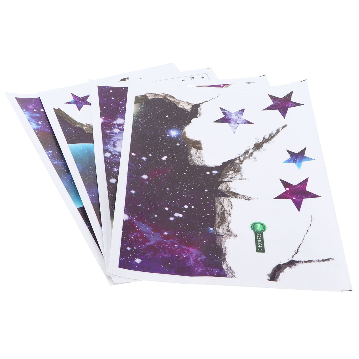 DIY Wall Sticker 3‑Dimensional Star Universe Decals Living Room Bedroom Decoration