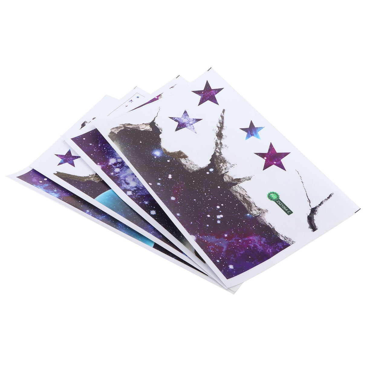 DIY Wall Sticker 3‑Dimensional Star Universe Decals Living Room Bedroom Decoration
