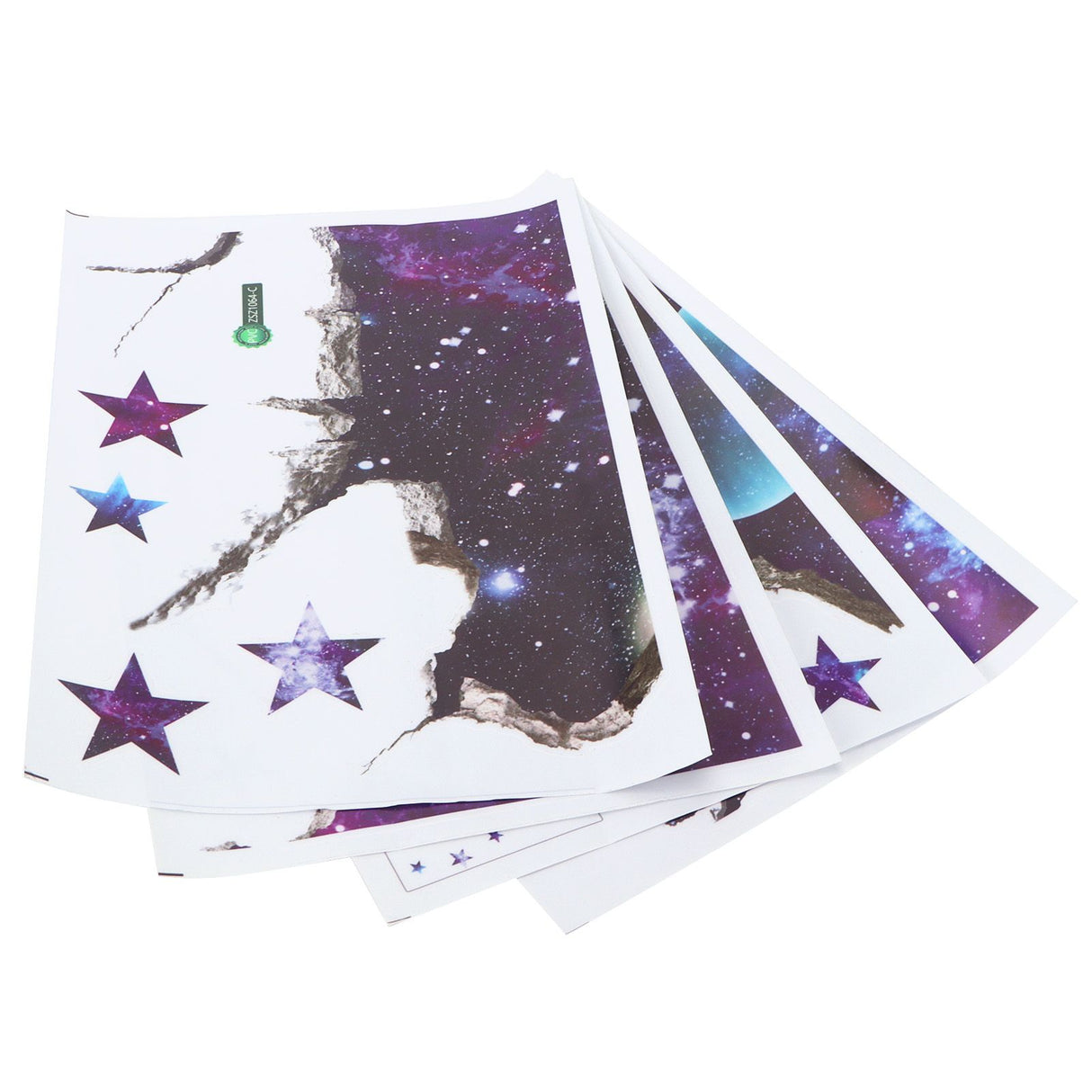 DIY Wall Sticker 3‑Dimensional Star Universe Decals Living Room Bedroom Decoration