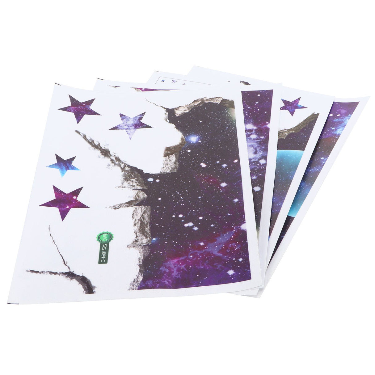 DIY Wall Sticker 3‑Dimensional Star Universe Decals Living Room Bedroom Decoration