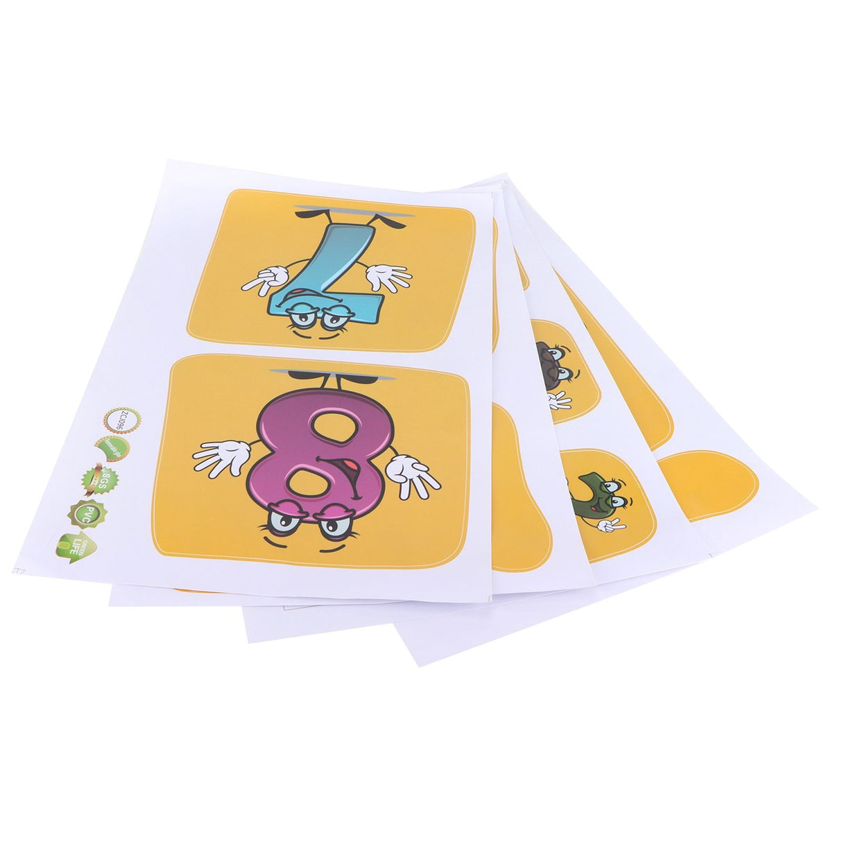 Innovative Stickers Number Jumping Grid Ground Decals for Home Nursery Kindergarten