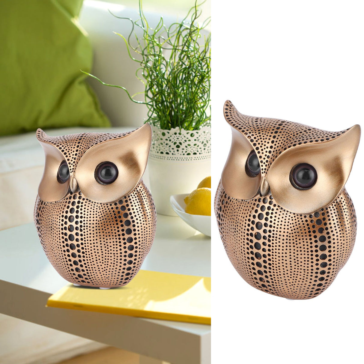 Owl Statue Figurine Ornament Innovative Resin Animal Sculpture Art Crafts Home Decoration