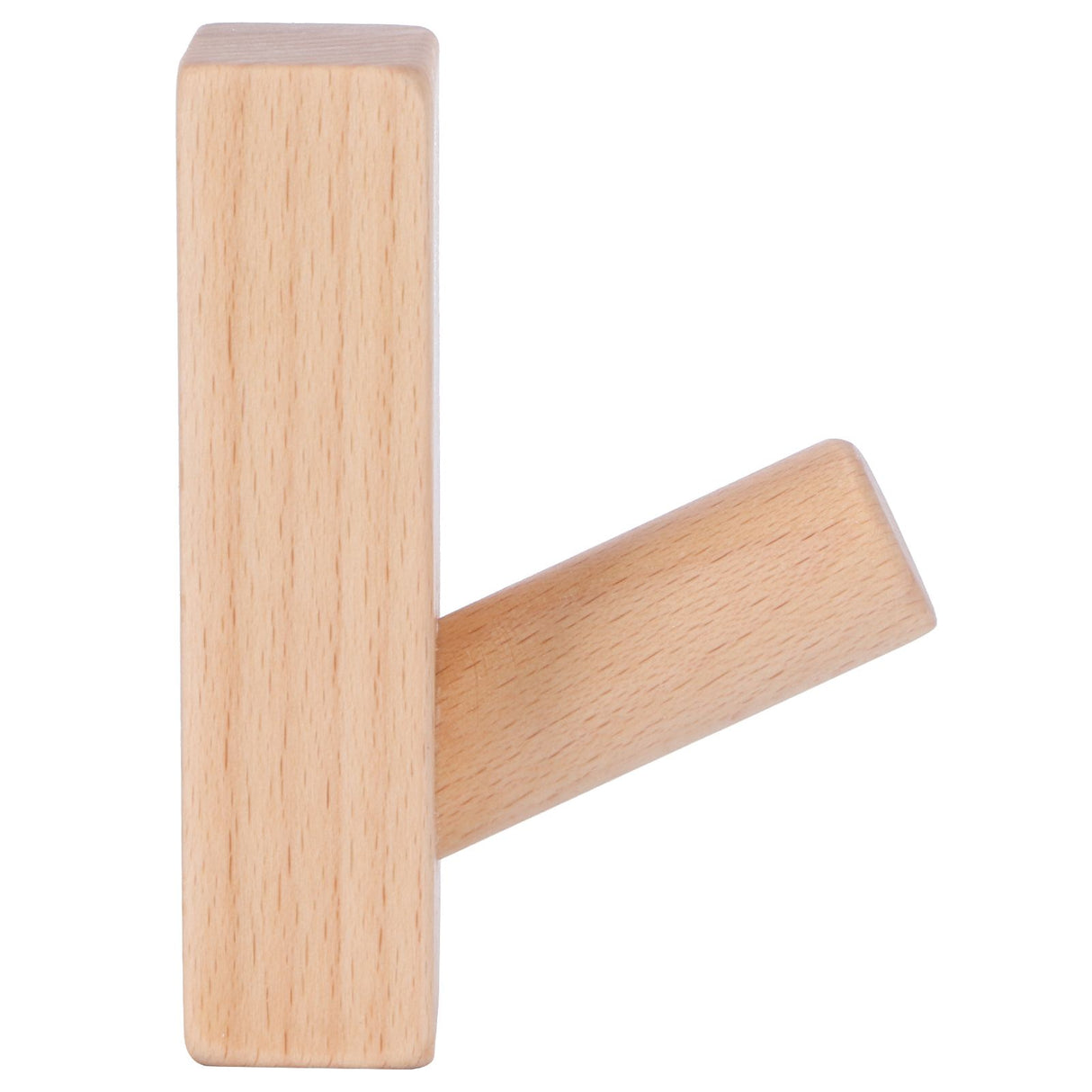 Originality Wall Hanging Hook Wooden Door Clothes Hat Hanger for Bedroom Bathroom