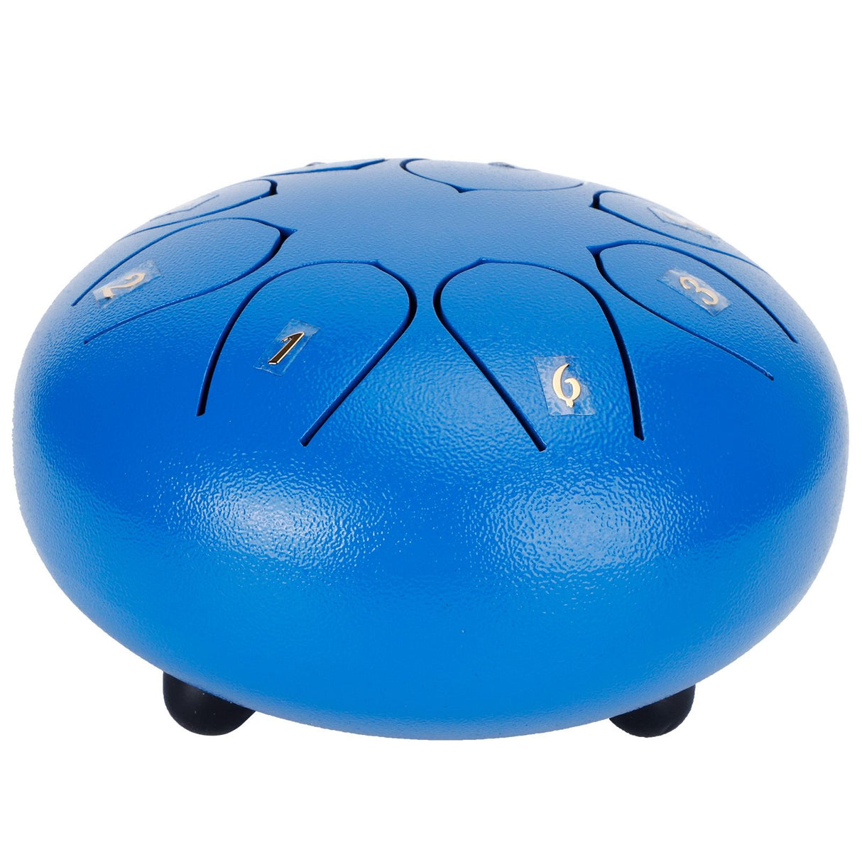 6in Tongue Drum 8‑Tones Ethereal Hand Pan Drums with Drumstick Percussion InstrumentBlue