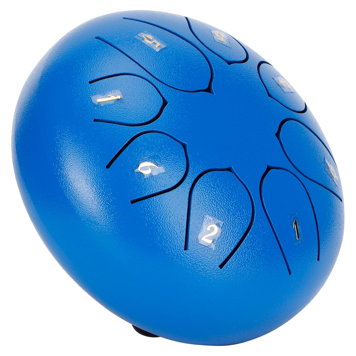 6in Tongue Drum 8‑Tones Ethereal Hand Pan Drums with Drumstick Percussion InstrumentBlue