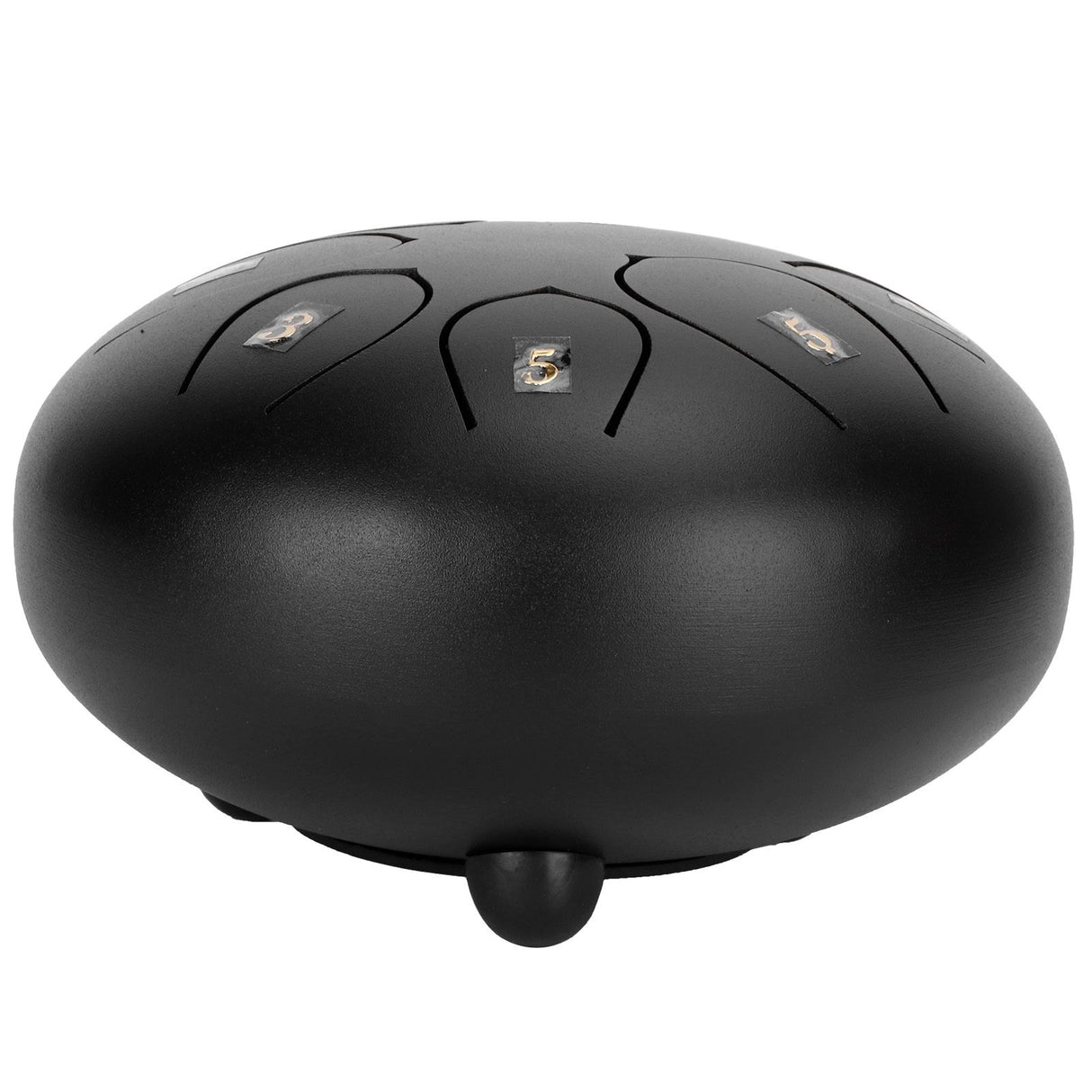 6in Tongue Drum 8‑Tones Ethereal Hand Pan Drums with Drumstick Percussion InstrumentBlack