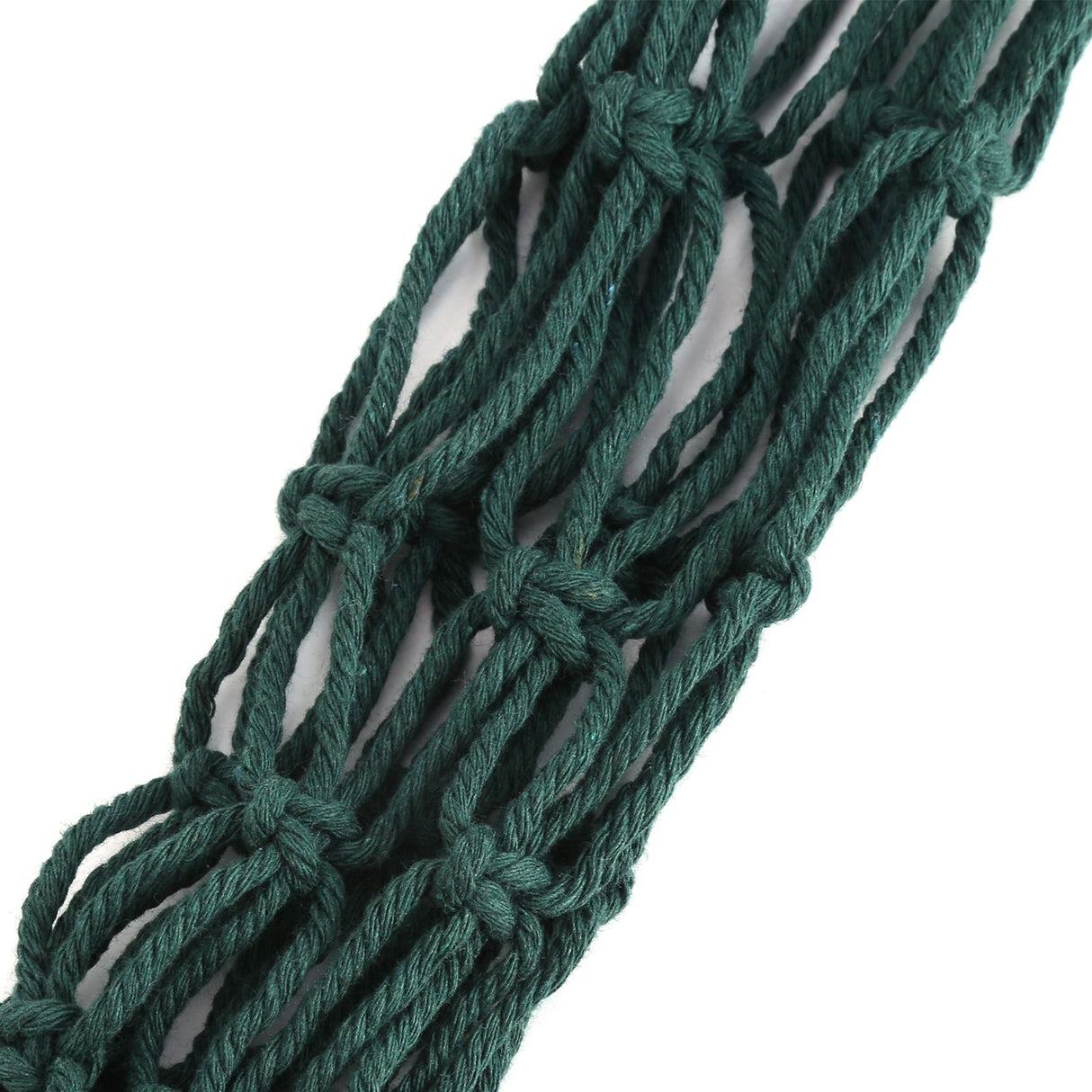 Wine Bottle Holder Bohemian Style Hand Knitting Cotton Rope Bottles Storage Hanging BagDark Green